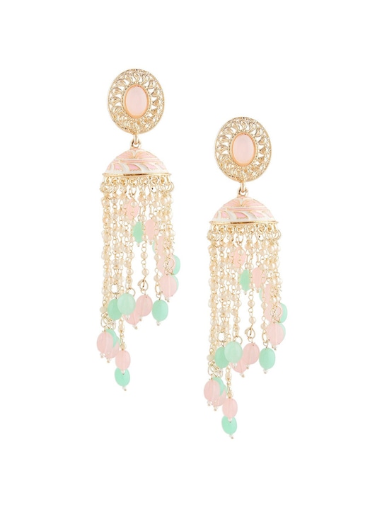 0737347d-9e18-4101-9d4f-9277b6ec80ab1683624764977ZaveriPearlsPinkContemporaryJhumkasEarrings1